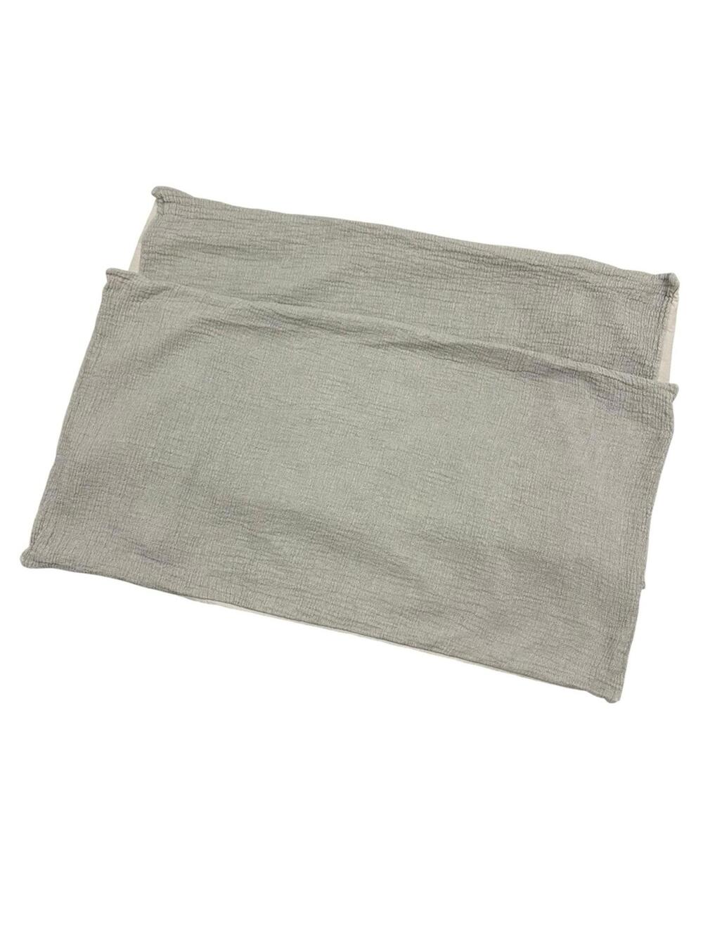 Pottery Barn 100% Cotton Grey Pillowcase Set Size 36x20